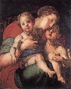 Jacopo Pontormo Madonna and Child with the Young St John oil painting artist